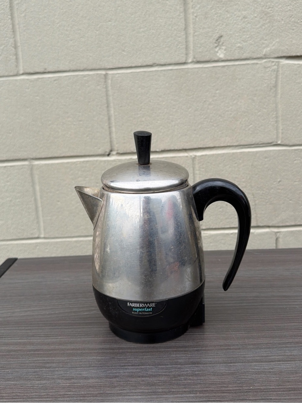 Farberware Superfast 2-4 Cup Coffee Percolator Chrome FCP240A. Lid + Int Accers